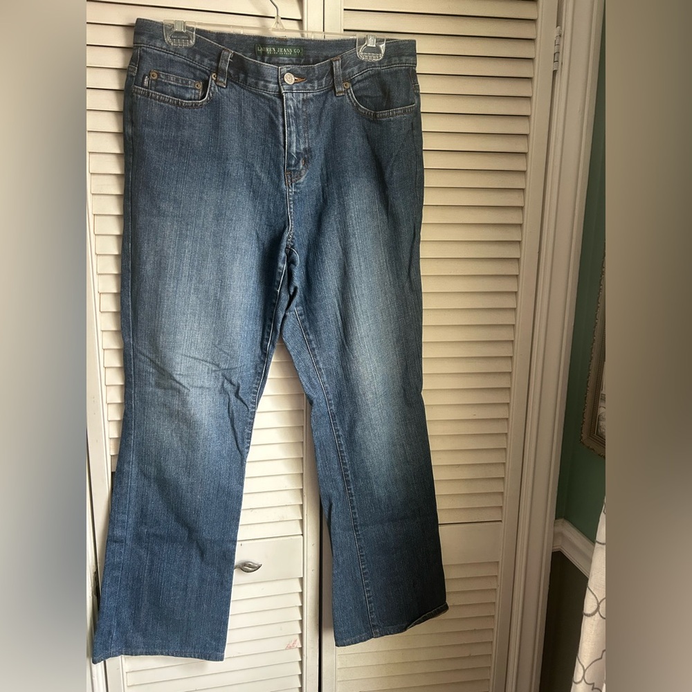 Ralph Lauren Women's Blue Boot Cut Jeans